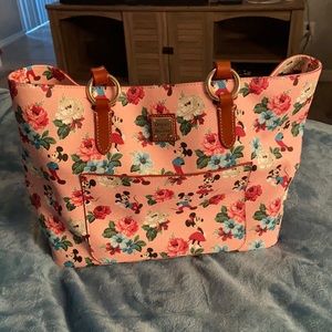 Mickey and Minnie Mouse Floral Tote by Dooney & Bourke